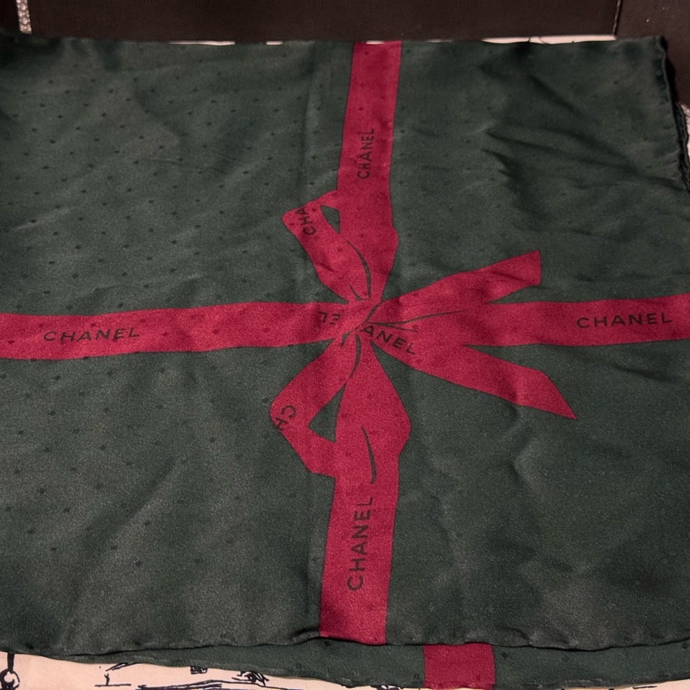 Chanel Silk Scarf - 34”x34” - Picture 2 of 5